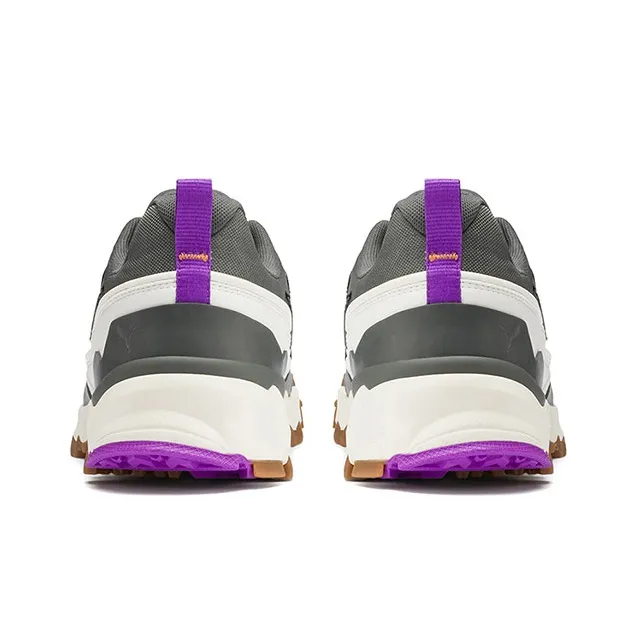 PUMA Trailfo Overland MTS Cushioned Slip-Resistant Lightweight Low-Top Athletic Shoes Women's Army Green Khaki Purple-3
