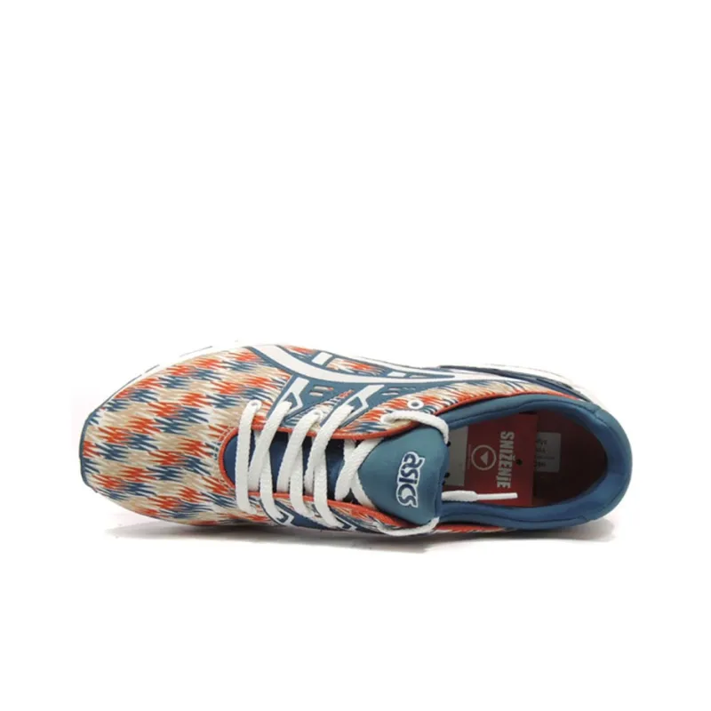 Asics Gel-Kayano Trainer Evo Wear-Resistant Low-Top Casual Shoes Unisex Blue Orange-2