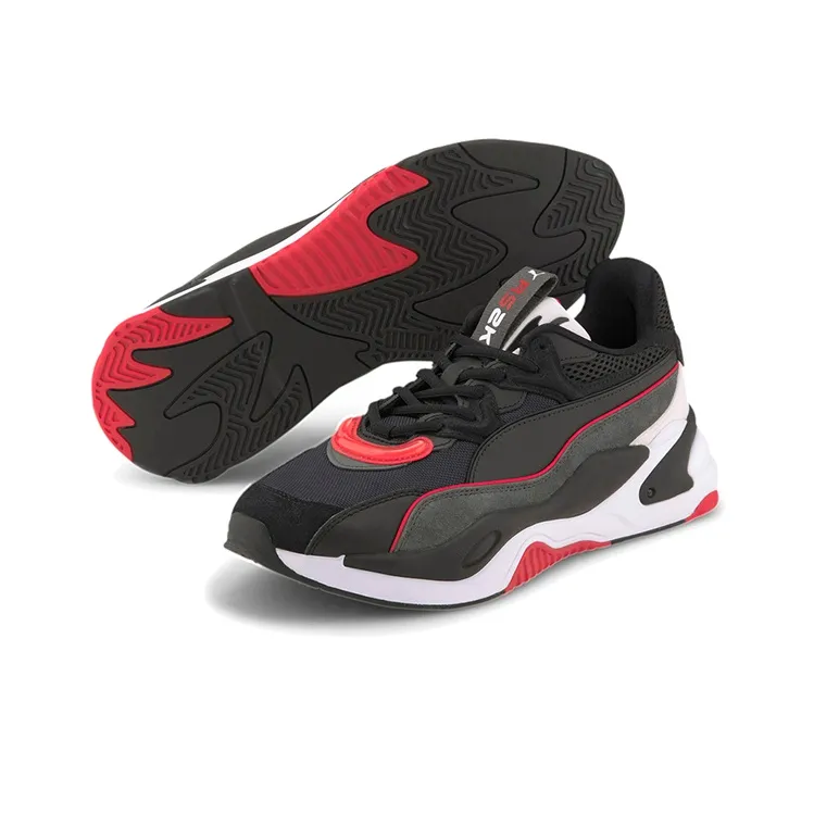 PUMA Rs 2k Messaging 'Black White Red'-3