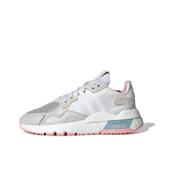 Adidas Originals Nite Jogger 'White Grey Pink' Women's