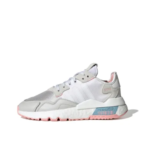 Adidas Originals Nite Jogger Lifestyle Shoes Women's Low-Top White/Gray/Pink