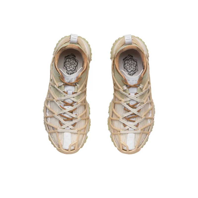 LiNing Mix Ace Anti Slip Wear Resistant Low Top Athletic Shoes Women's Apricot Khaki-3