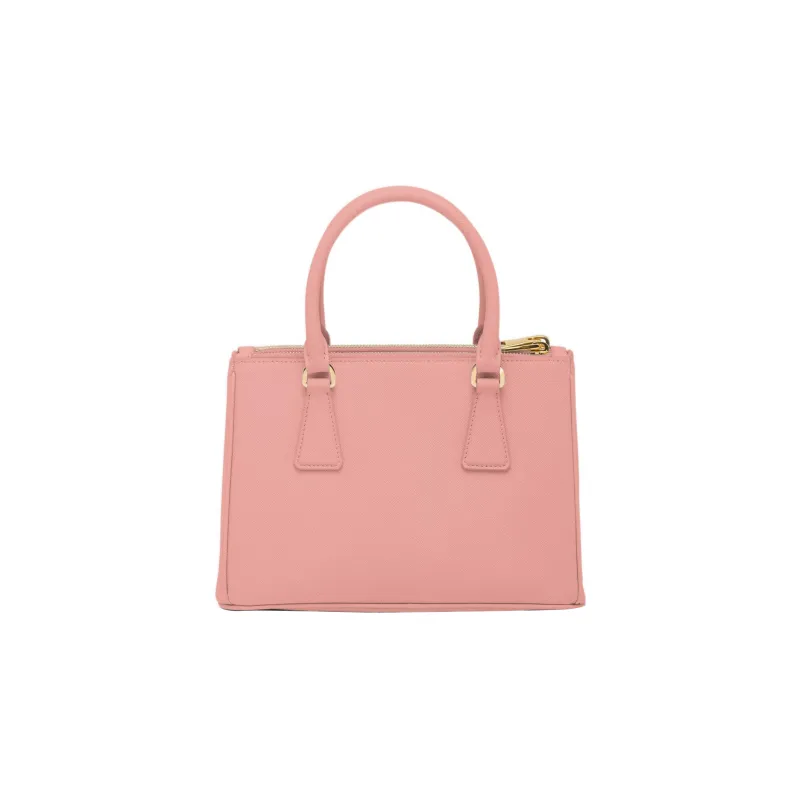 PRADA Galleria Killer Bag Leather Shoulder Bag Crossbody Bag Handbag Small Size Women's Pink-2