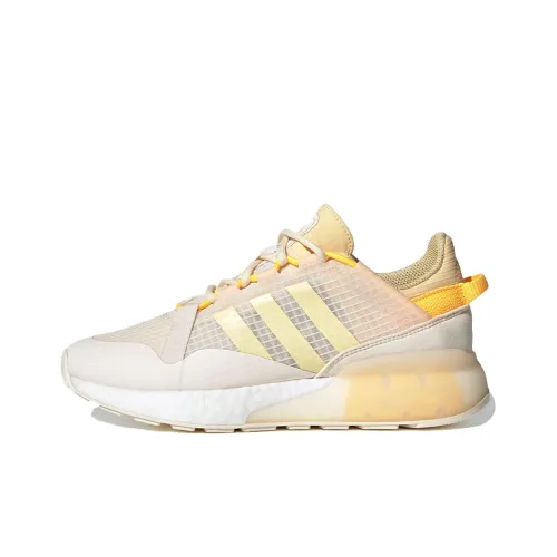 Adidas Originals ZX 2K Boost Casual Shoes Women's Low-Top White/Yellow