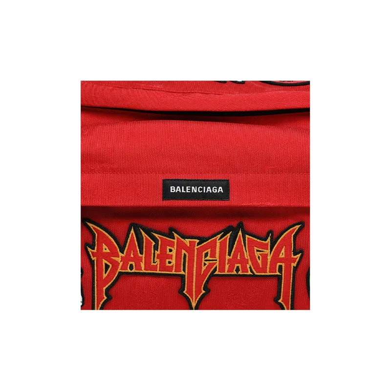 Balenciaga Explorer Polyester Fanny Pack Extra Large Men's Red-5
