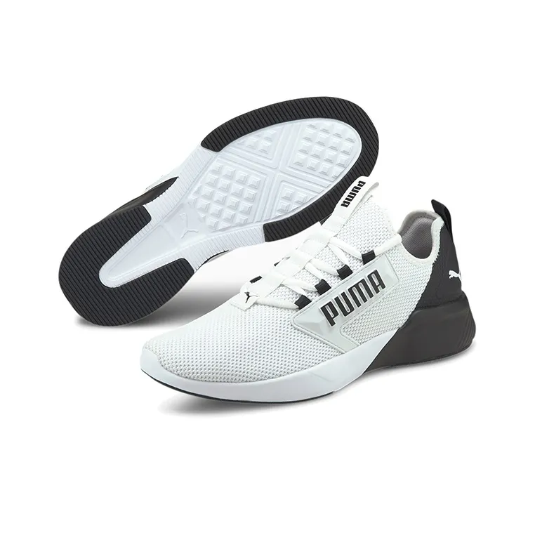 PUMA Retaliate Low Top Running Shoes Black/White-4
