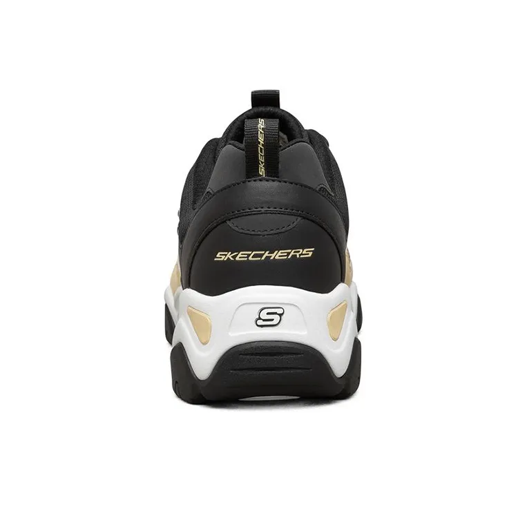 Skechers D'Lites 2.0 Running Shoes Black/White-3
