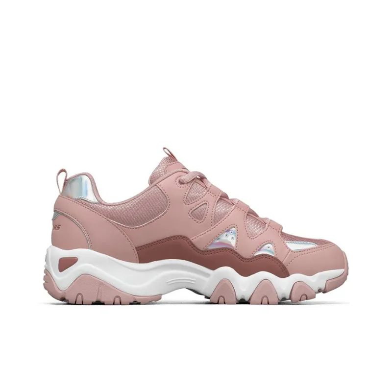 Skechers D Lites 2.0 Low Top Running Shoes Pink Women's-1
