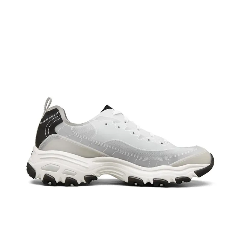 Skechers D Lites 1.0 Low Running Shoes White/Black-1