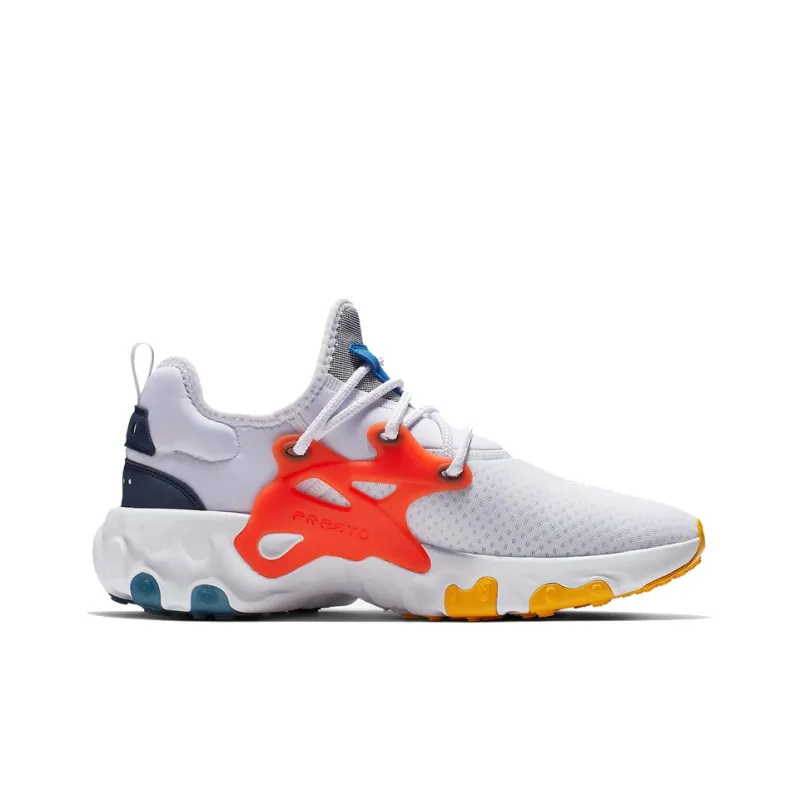 Nike React Presto White Habanero Red Obsidian-1