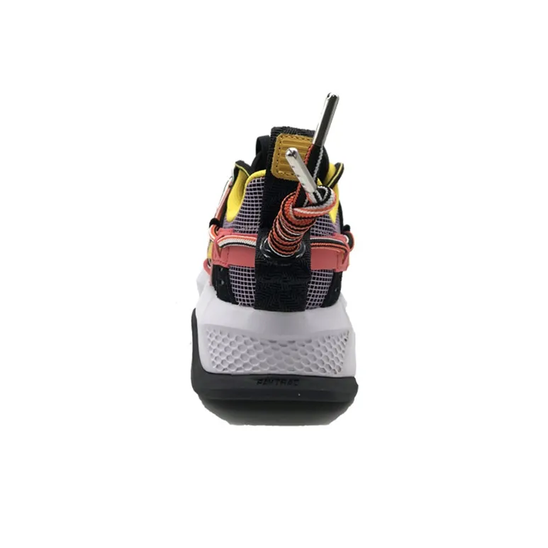 LiNing Pan Gu Casual Shoes Women's Low Top Black/White/Red-2