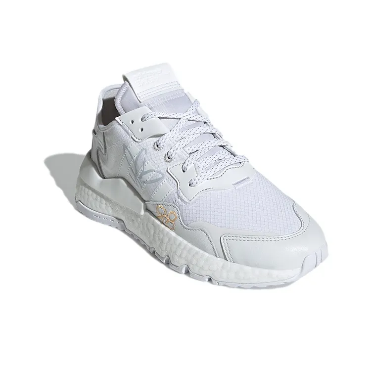 Adidas Originals Nite Jogger 'White Grey' Women's-2