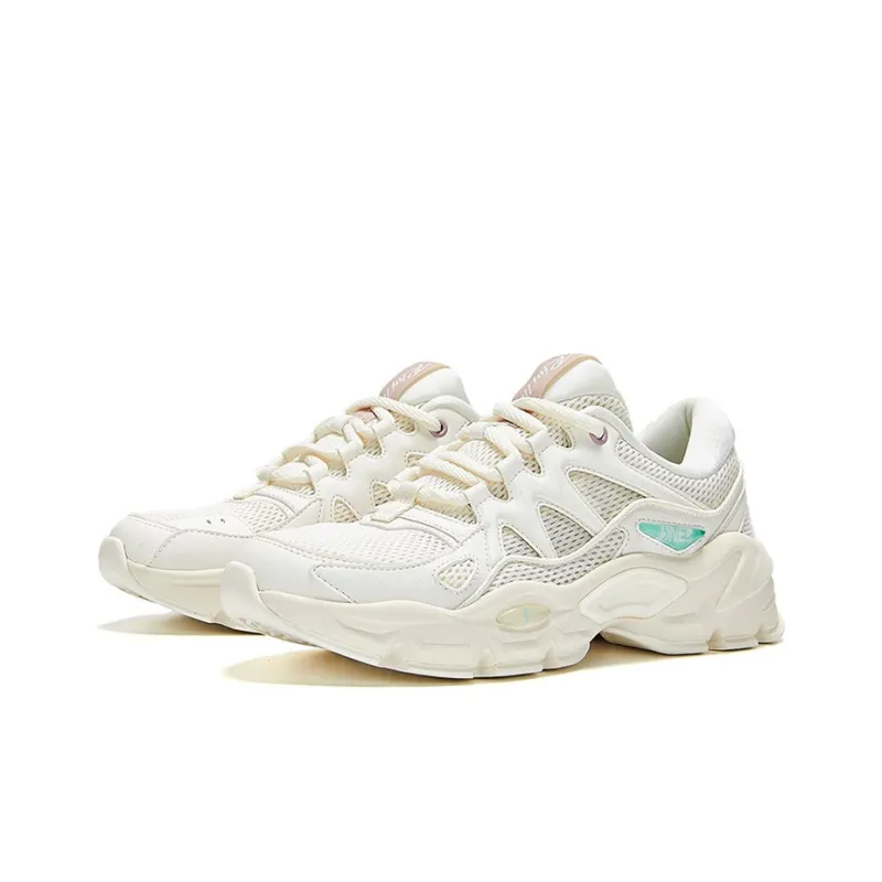 361° Casual Shoes Women's Low Top White/Pink-2