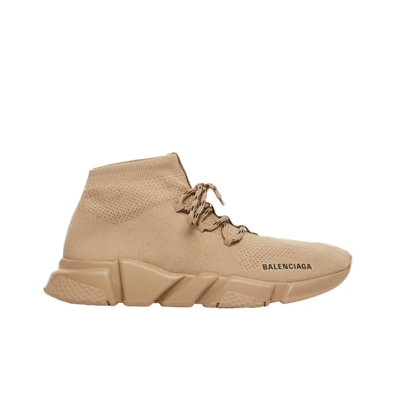 Balenciaga Speed Lace Up Triple Beige Women's-1