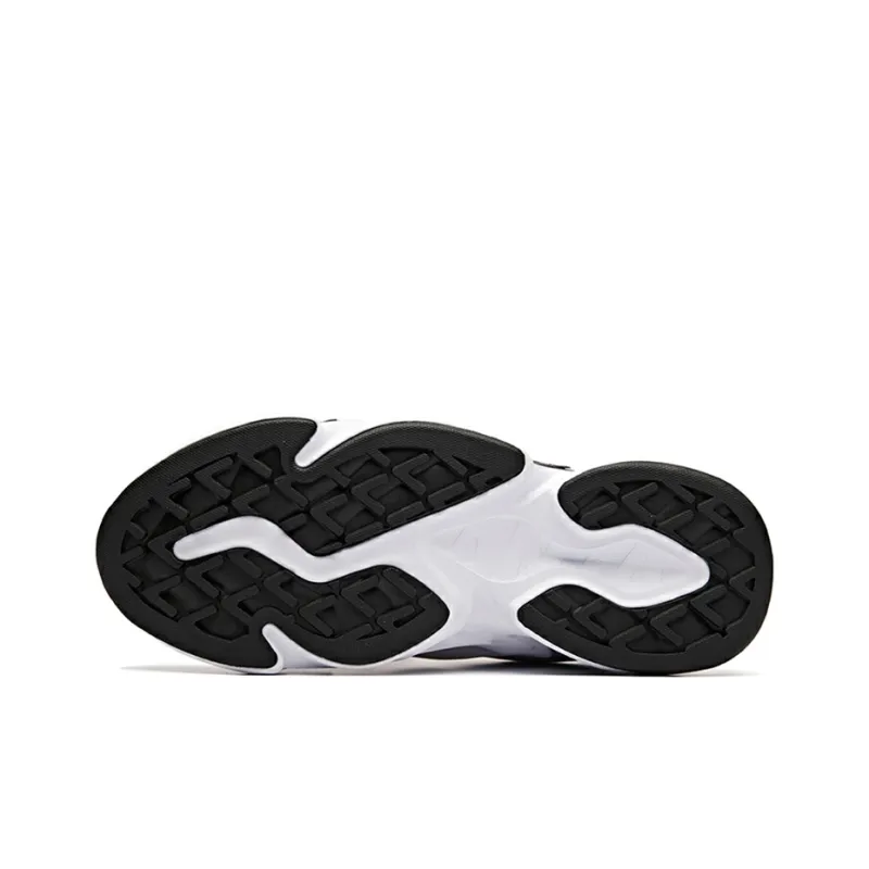 ANTA Casual Shoes Men Low Top ANTA White/Black/Neon Bright Dark Red-4