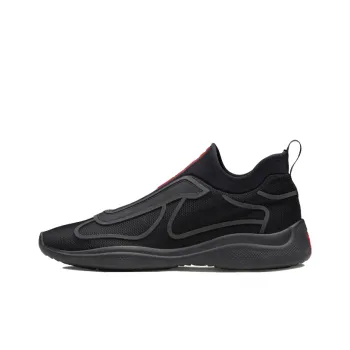 PRADA Low Top Casual Shoes Men's Black