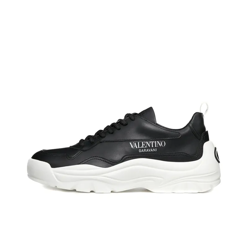 Valentino Gumboy GARAVANI Low Top Casual Shoes Women's Black White-0