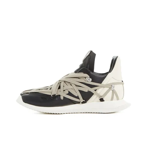 RICK OWENS Casual Shoes Men Low-Top Black/White