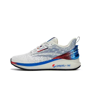 361° Lightweight Breathable And Rebound Low Top Casual Shoes Women's White Blue