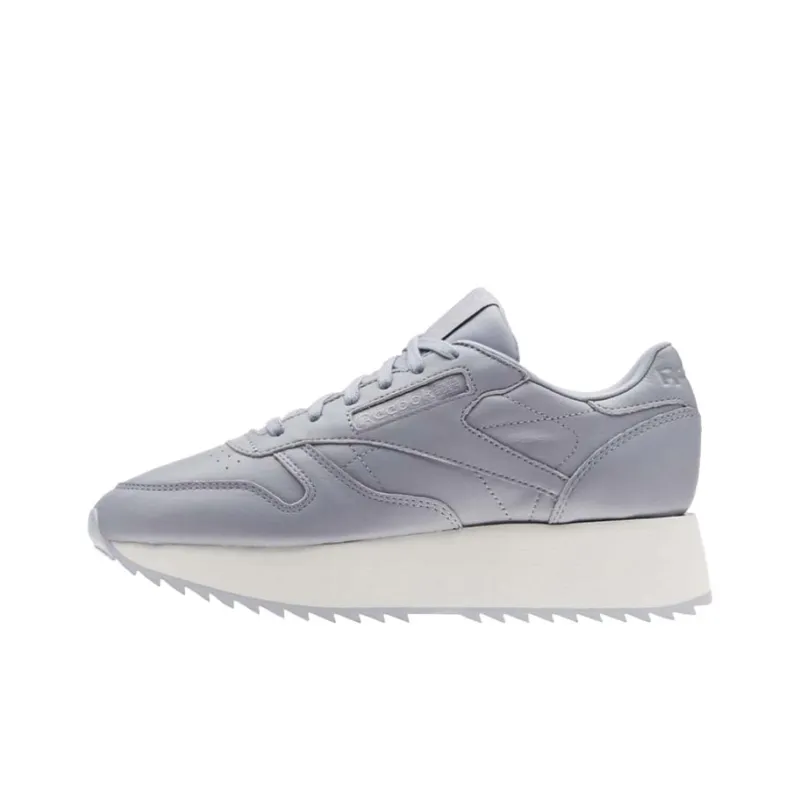 Reebok Classic Leather Casual Shoes Women's Low-Top Purple-0