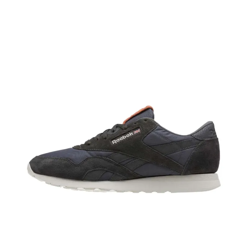 Reebok Classic Nylon Casual Shoes Men Low-Top Blue Green-0