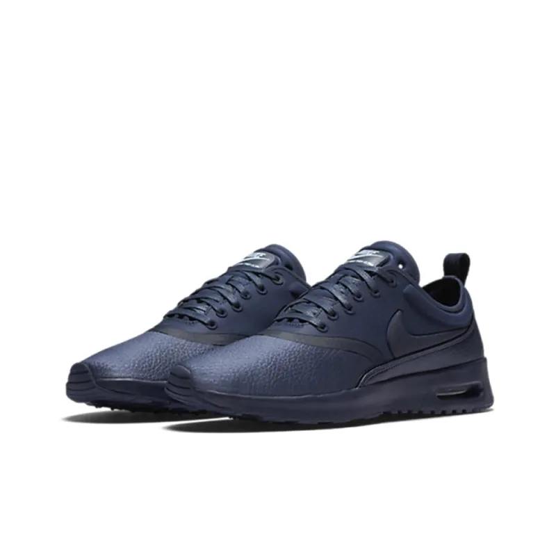 Nike Air Max Thea Ultra Premium Cushioned Slip-Resistant Low-Top Casual Shoes GS Midnight Blue-2