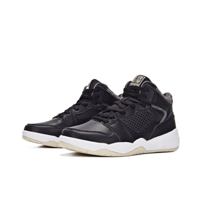 361° Casual Shoes Women's Mid Top Black/White-1
