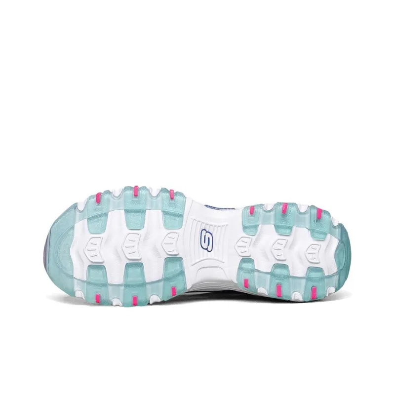 Skechers D'Lites 1.0 Low Top Running Shoes Red Women's-4