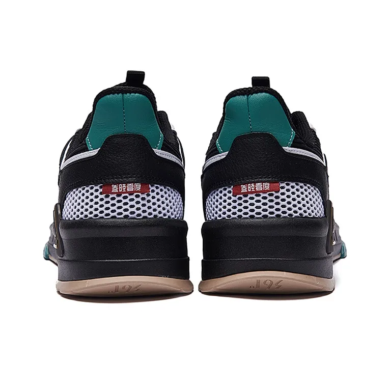 361° QU!KFOAM Low Top Sports Casual Shoes Men's Black Red-2