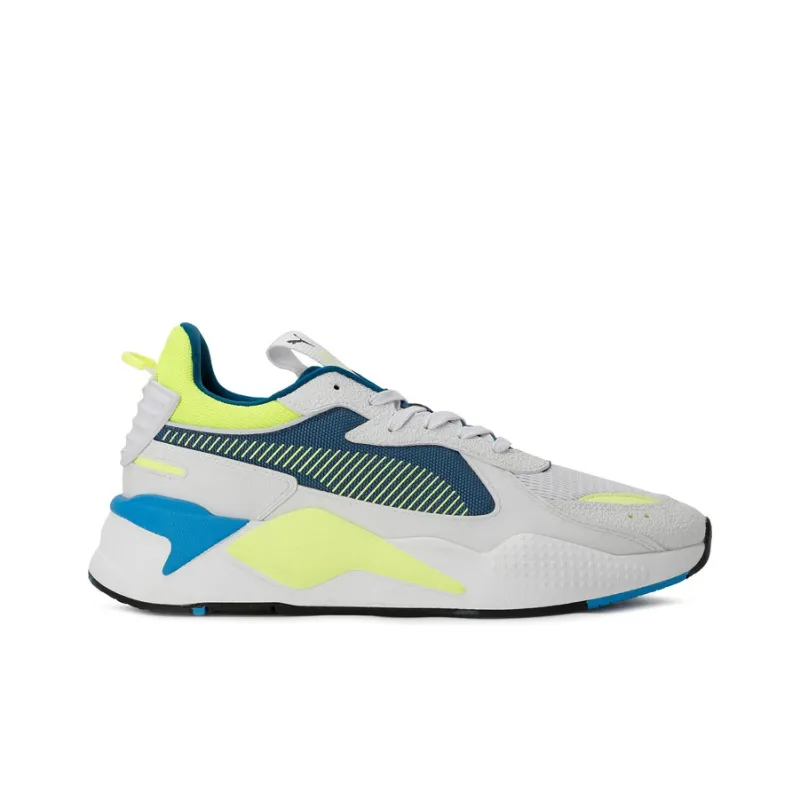 PUMA RS-X Hard Drive Anti-Slip And Wear-Resistant Lightweight Low-Top Casual Shoes Unisex Gray Green-1