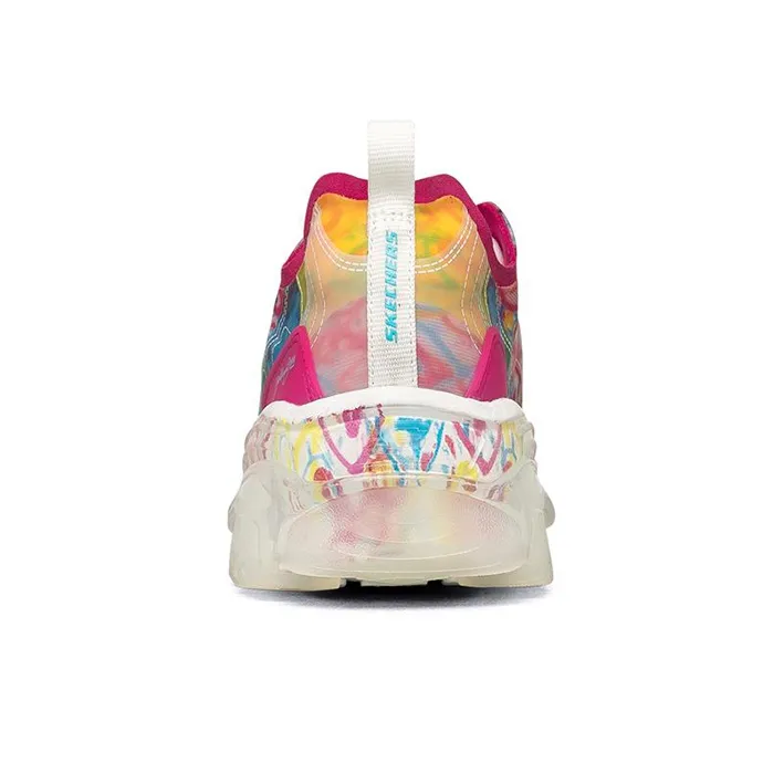 Skechers D'LITES CRYSTAL Cushioning Anti-Slip Wear-Resistant Breathability Low-Top Casual Shoes Women's Multicolor-3