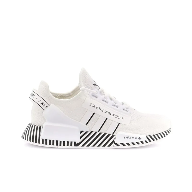 Adidas Originals Nmd R1 V2 Dazzle Camo White-1