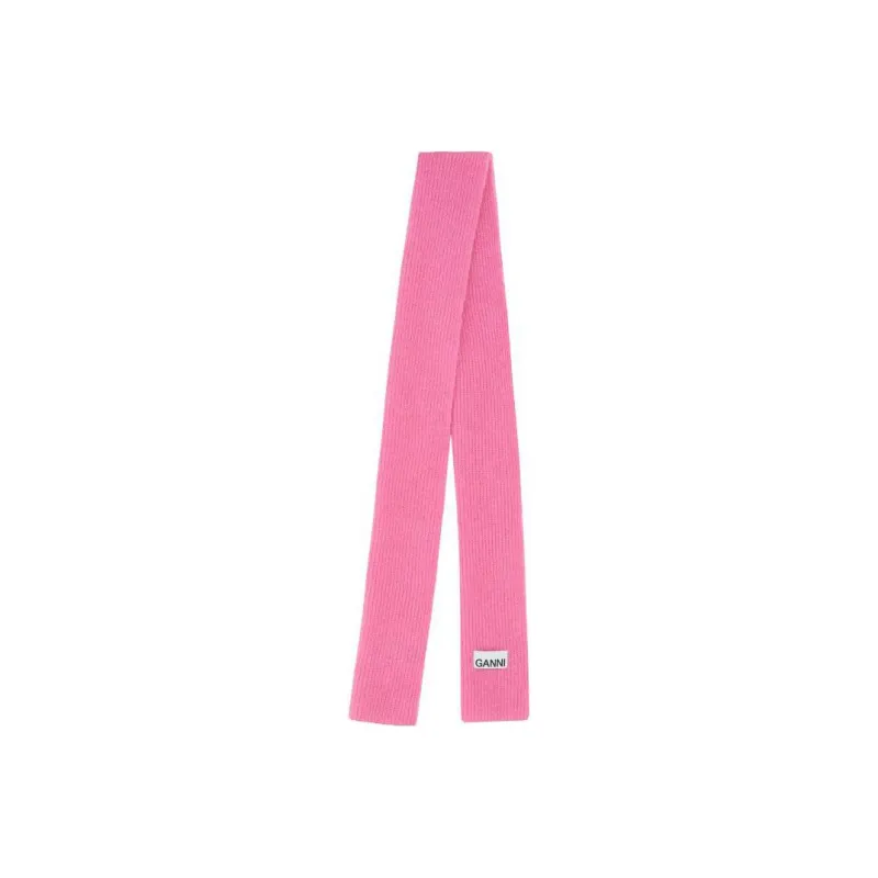 GANNI Knit Scarves Women's Pink-1