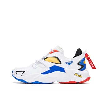 361° Gundam Collaboration RX78 Anti Slip And Wear Resistant Lightweight Low Top Sports Casual Shoes Men's White Blue