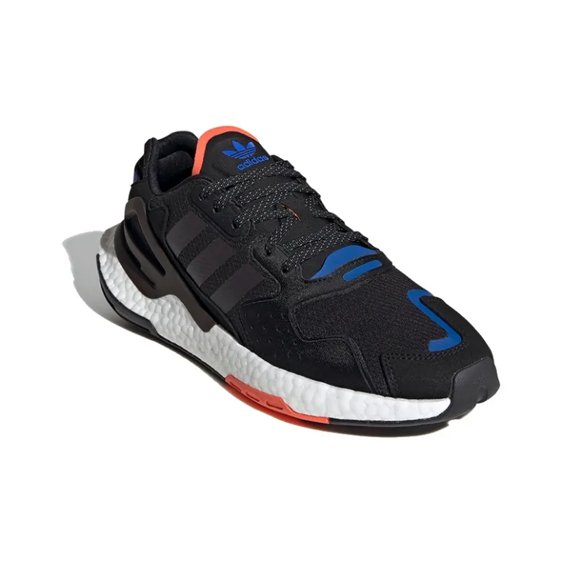 Adidas Day Jogger Black Semi Solar Red-2