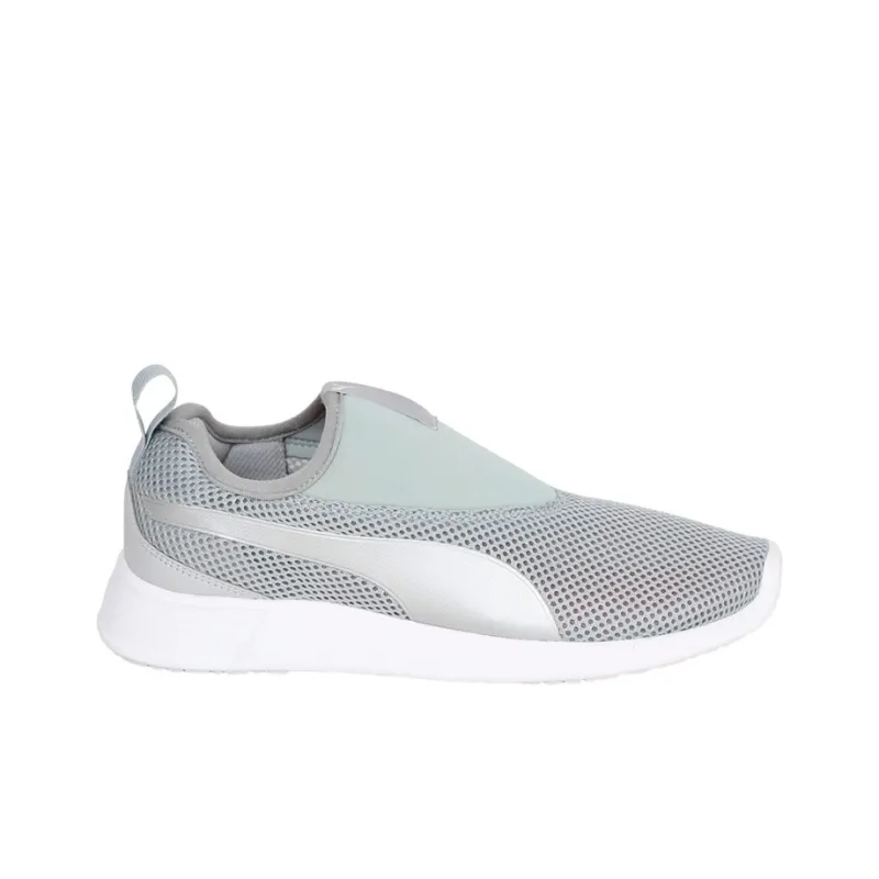 PUMA ST Evo V2 Slip-on Slip-Resistant Lightweight Breathable Low-Top Casual Shoes Women's Gray Green-1