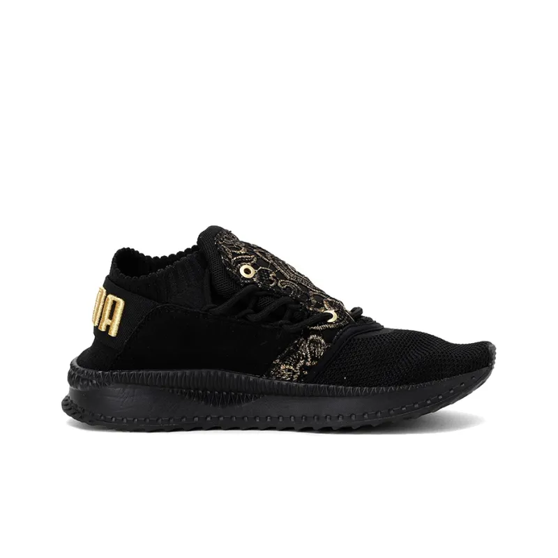 PUMA Tsugi Low Running Shoes Black/Gold Women's-1