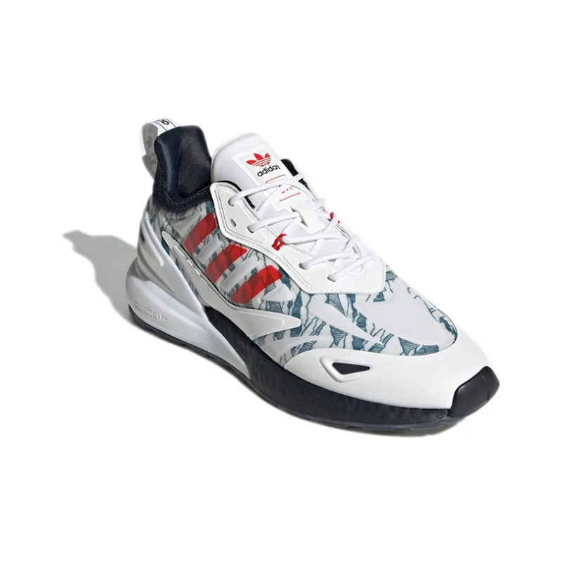 Adidas Originals Fc Bayern Zx 2K Boost 2.0 'White Active Red'-2