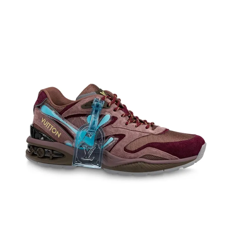 LOUIS VUITTON Trail Sneakers 'Burgundy Blue'-1