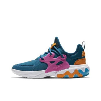 Nike React Presto Non-slip Lightweight Low-Top Casual Shoes GS Pink Green