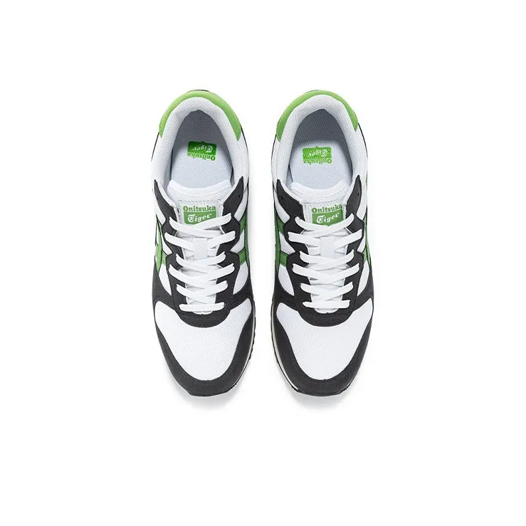 Onitsuka Tiger Alvarado Cushioned Slip Resistant Abrasion Resistant Low Top Casual Shoes Unisex White Green Black-4