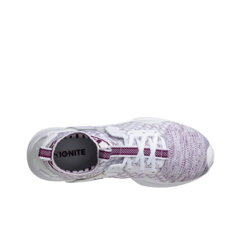 PUMA EVOKNIT Casual Shoes Women's High-Top White/Purple-4