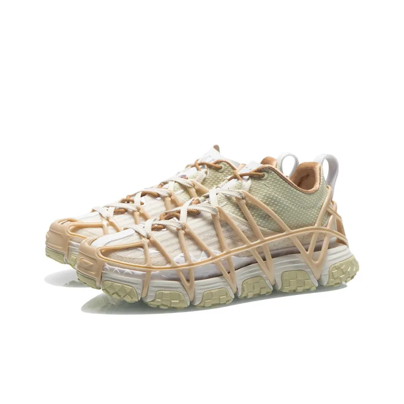LiNing Mix Ace Anti Slip Wear Resistant Low Top Athletic Shoes Women's Apricot Khaki-2
