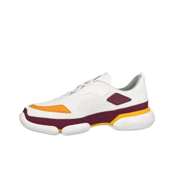 PRADA Cloudbust Thunder Cushioning Anti-Slip Wear-Resistant Breathability Low-Top Casual Shoes Men's White