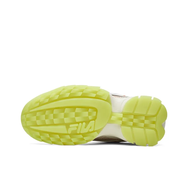 FILA FUSION Ray 1 Cushioning Anti Slip And Wear Resistant Coverage Support Low Top Casual Shoes Women's Multicolor-4