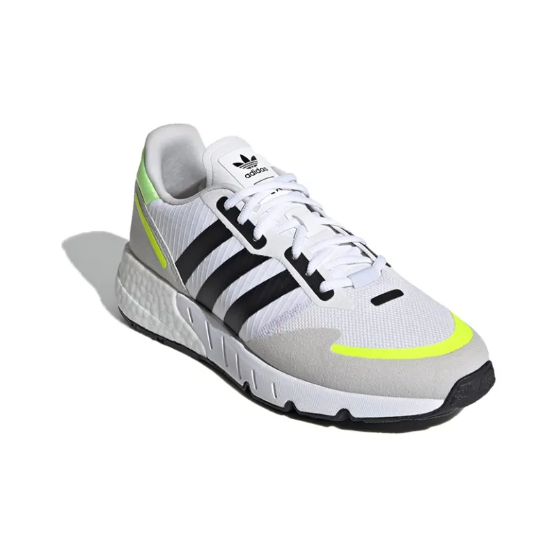 Adidas Zx 1K Boost White Solar Yellow-2