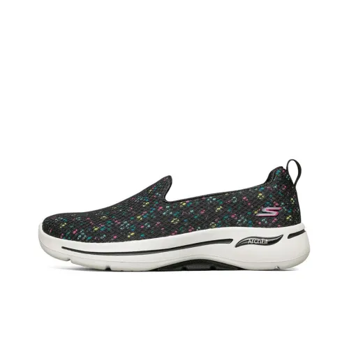 Skechers Go Walk Arch Fit Lifestyle Shoes Women's Low-Top Black/Multicolor