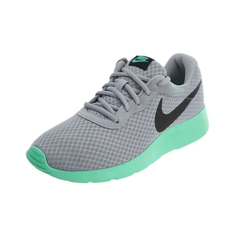 Nike Tanjun Wolf Grey/Black/Green Glow-2