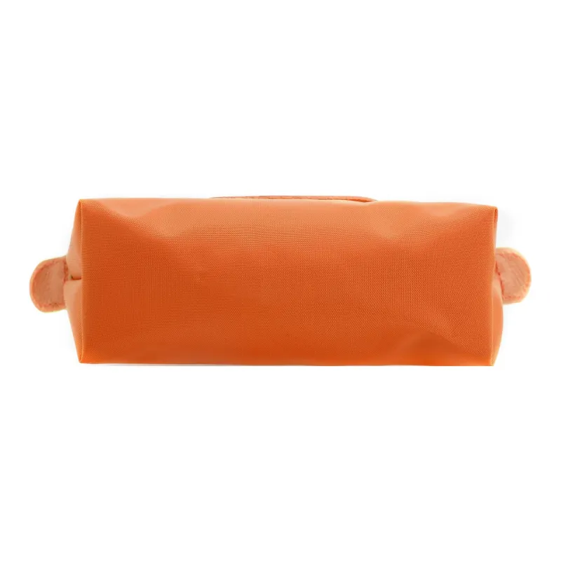 LONGCHAMP Le Pliage Green Recycled Canvas With Leather Trim Canvas Bag Dumpling Bag Handbags Women's Orange-3