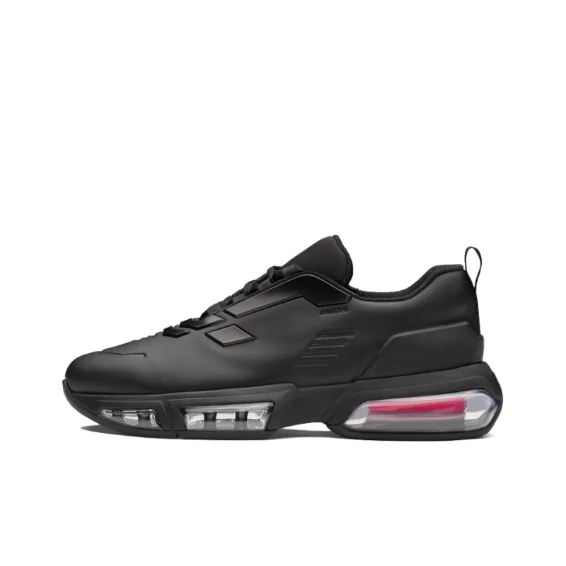 PRADA Collision Technical Fabric Sneakers 'Black'-0